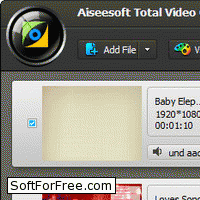 Aiseesoft Total Video Converter Platinum скачать