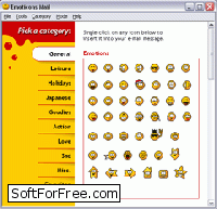 Скачать программа Emoticons Mail бесплатно